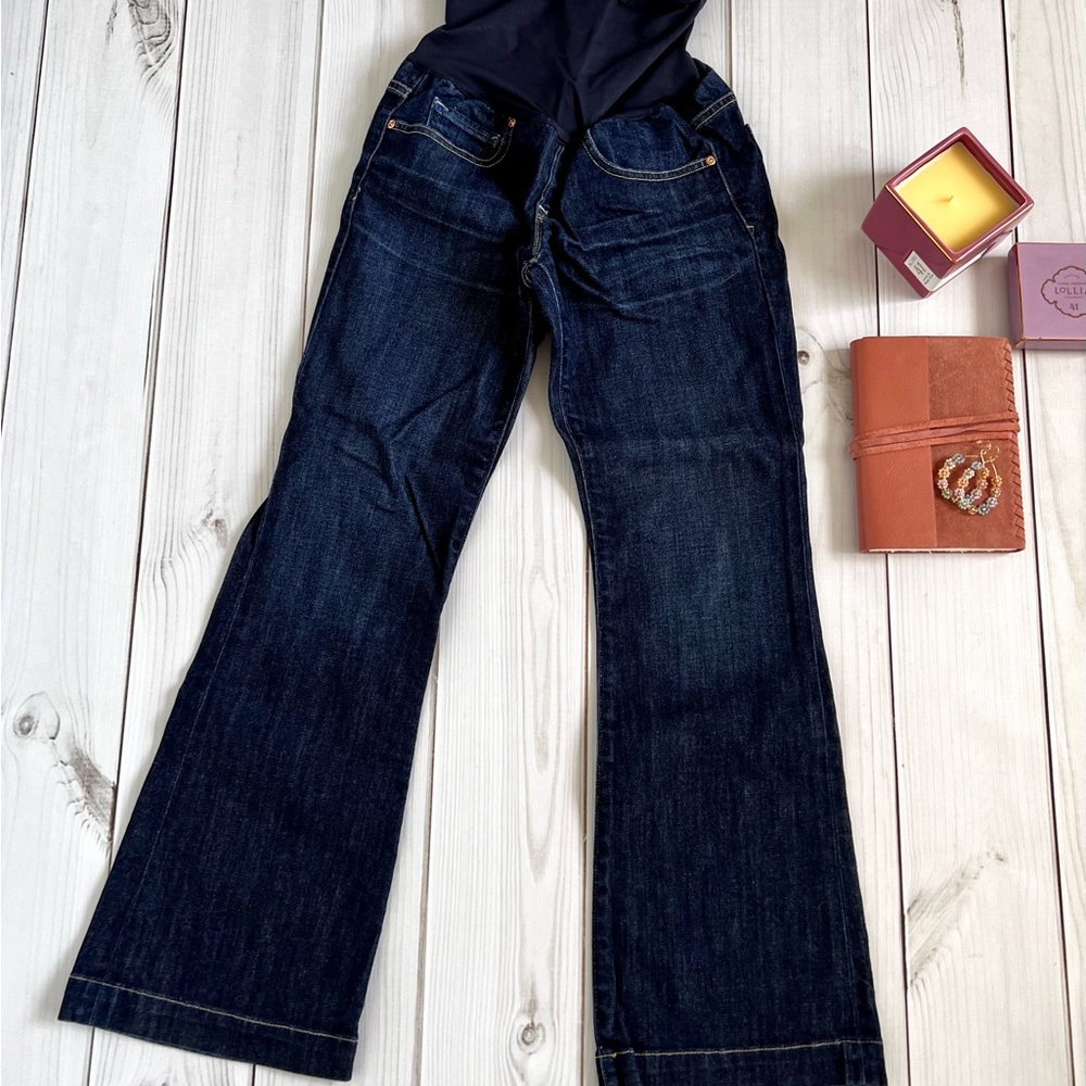 Maternity Jean Dark Rinse